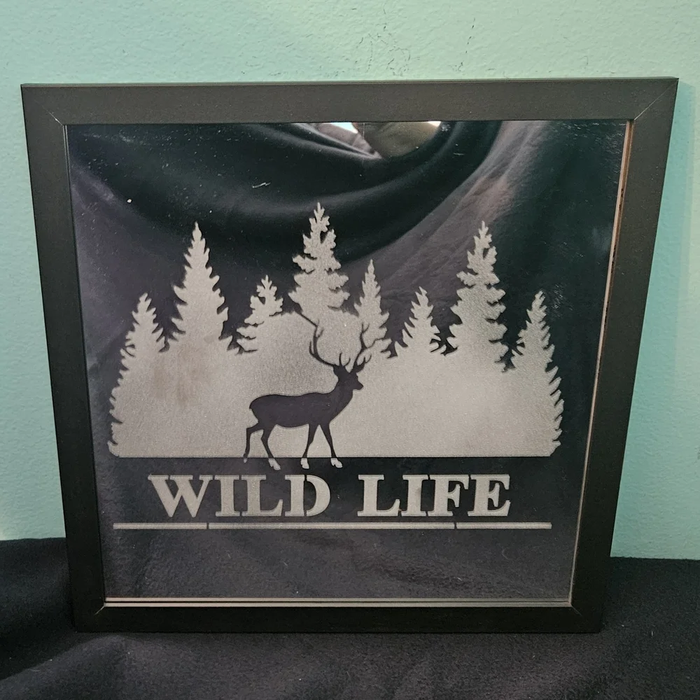 Wild Life Black Framed Wall Art